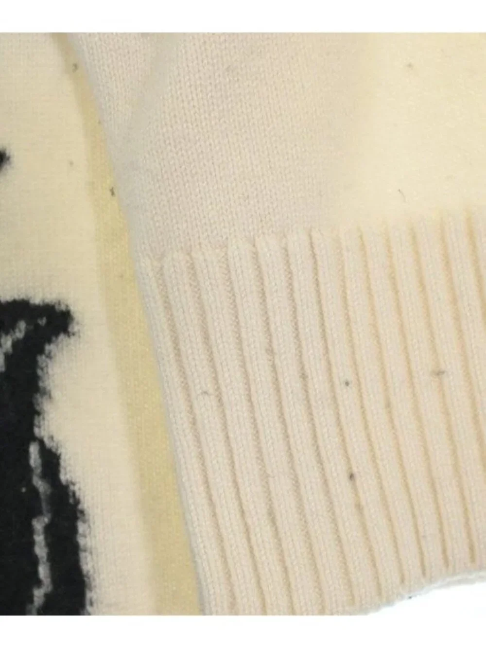 Chanel Knit Sweater Cream